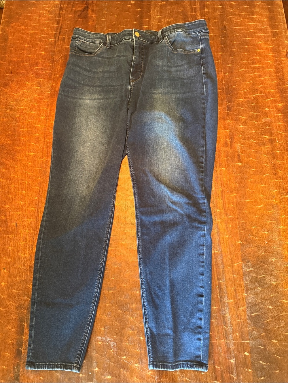 Talbots Dark Wash Stretch Skinny Jeans